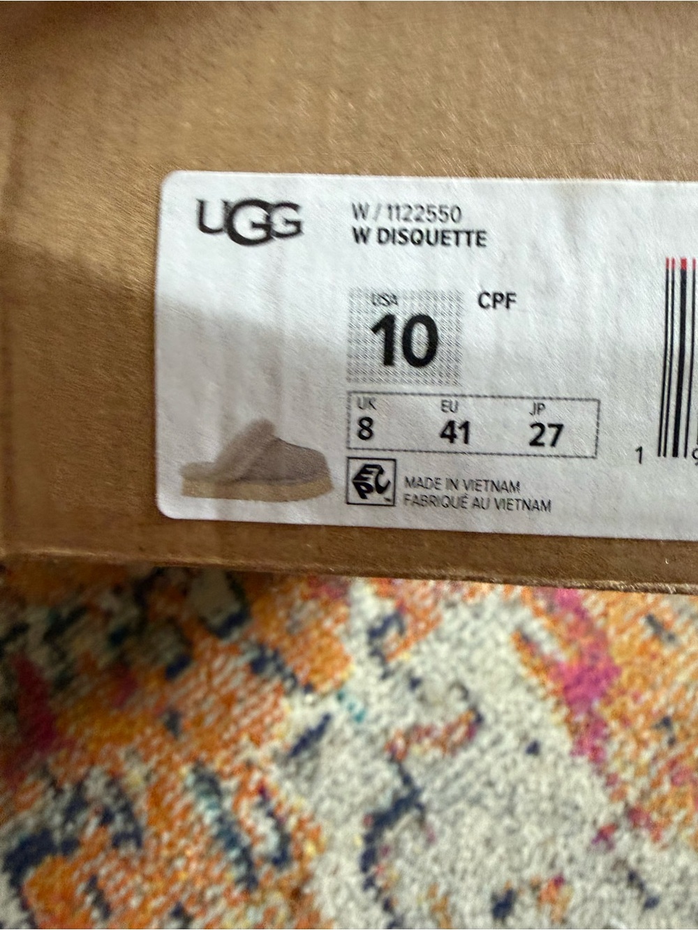 UGG Disquette Slippers - Chestnut Brown